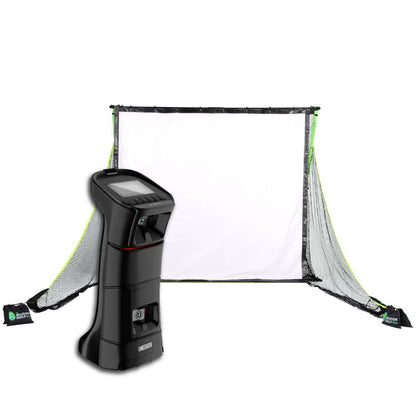 Uneekor EYE MINI Golf Net Practice Bundle Golf Simulator Uneekor SIGPRO Golf Net wPreferred/Screen View 