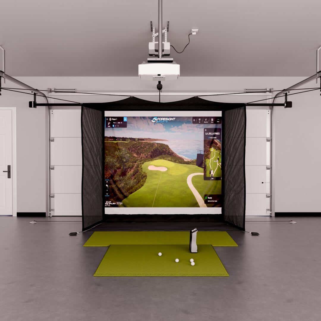 Foresight Sports GCQuad Garage Golf Simulator Package