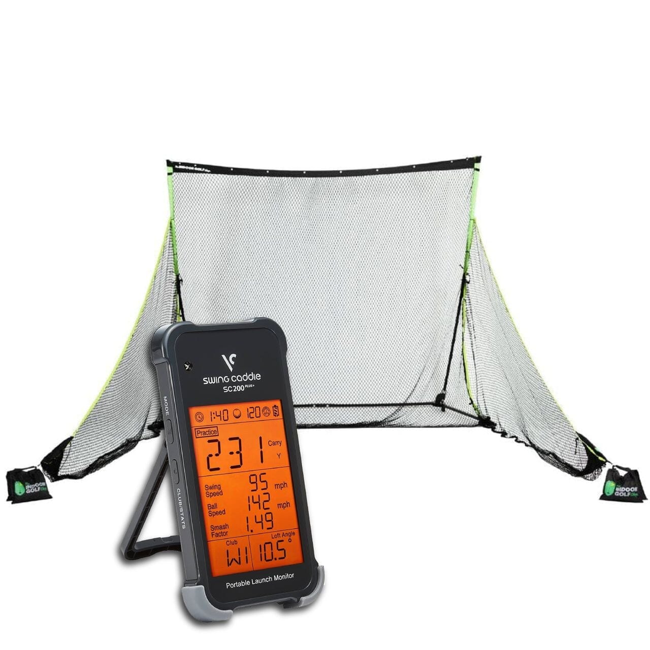 Voice Caddie SC200 Golf Net Practice Bundle