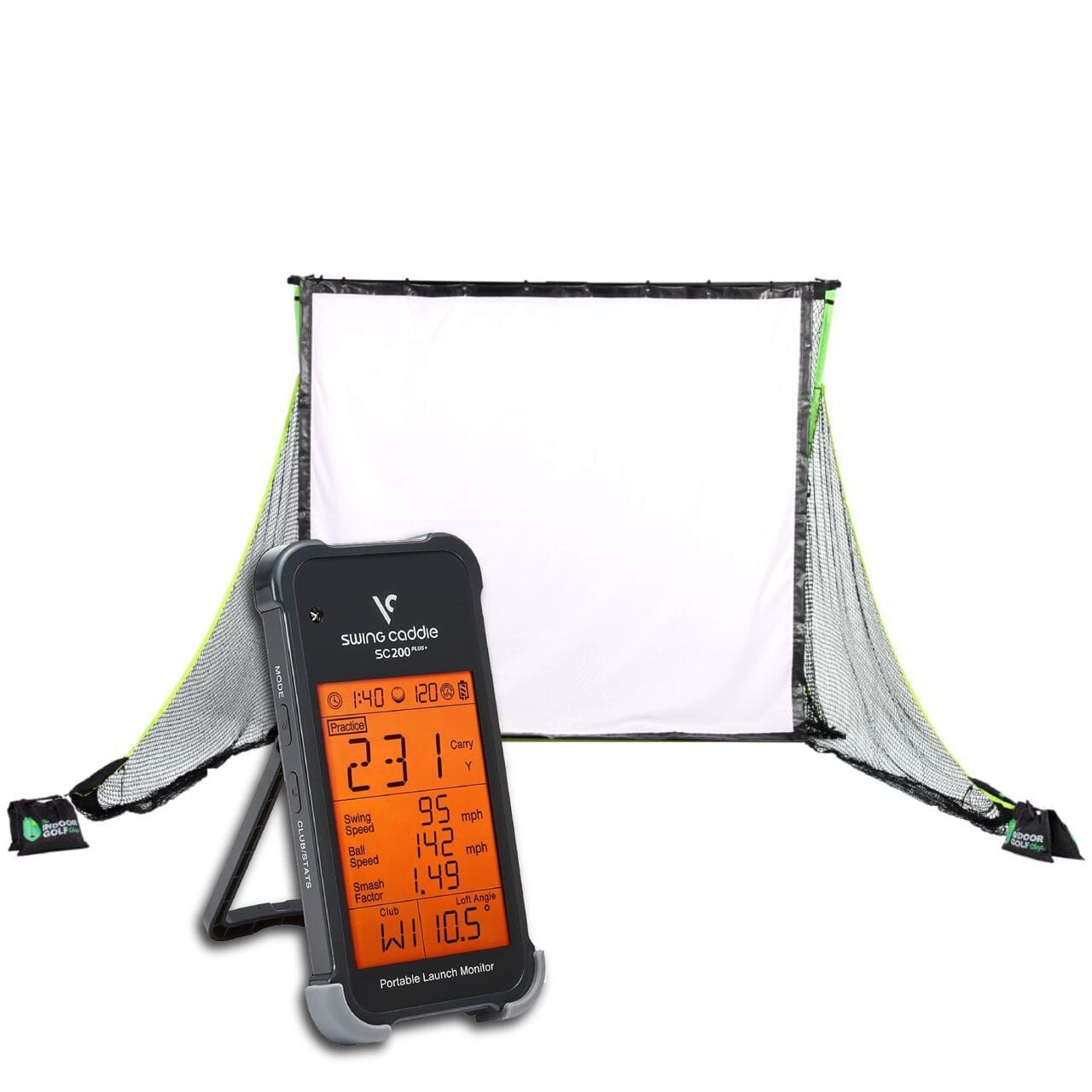 Voice Caddie SC200 Golf Net Practice Bundle