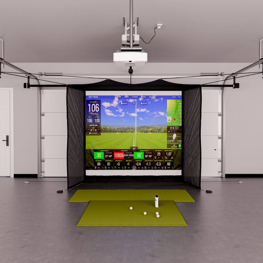 SkyTrak+ Garage Golf Simulator Package