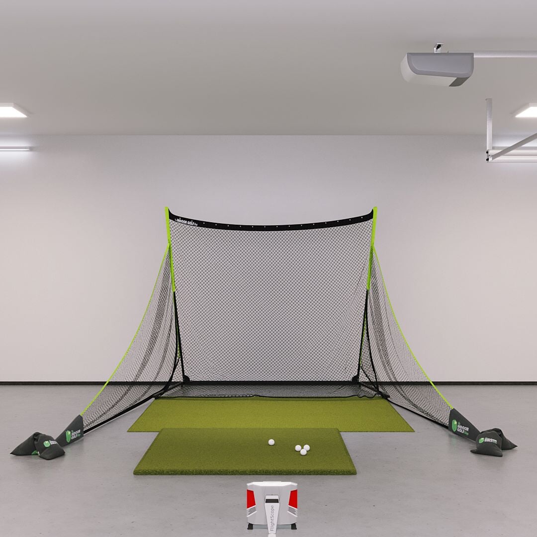 Flightscope X3C Golf Net Practice Bundle